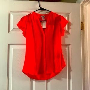 Red/orange dress top H&M size 4
